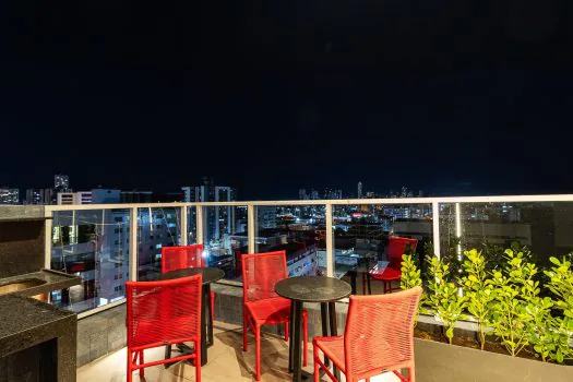 Place2You, área de lazer do rooftop